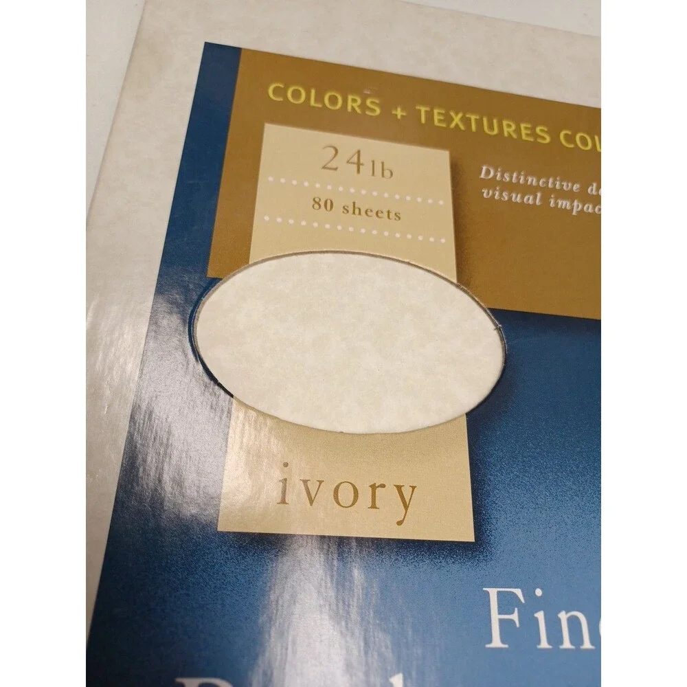 Southworh Fine Ivory Parchment Paper Award Certificate 69 Sheet 24 Lb 8.5x11